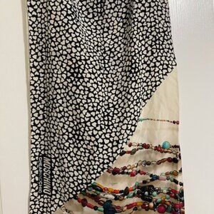 Moschino Cheap and Chic 100% silk scarf